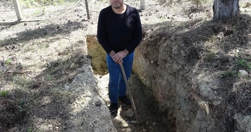 Dokuz kez ölümden döndü, mezarını kazmaya başladı