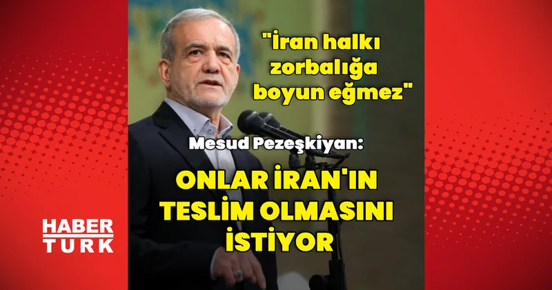 Onlar İran ın teslim olmasını istiyor Dış Haberler