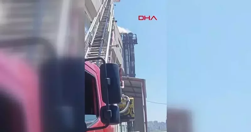 Esenyurt ta tekstil fabrikasında yangın