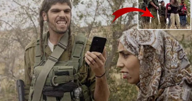 İsrailli Yerleşimcinin Alaycı Tavrı