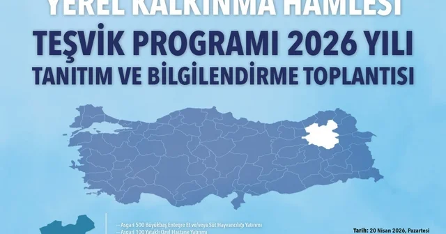 Yerel kalkınma hamlesi teşvik programı Erzurum da tanıtılacak Erzurum Haberleri