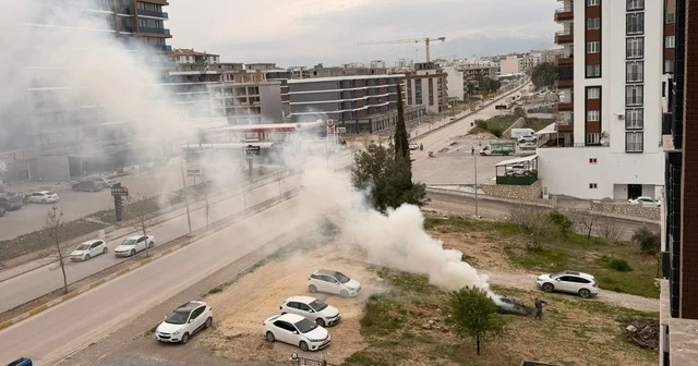 Vatandaşın yaktığı atık yangınını itfaiye ekipleri söndürdü Adıyaman Haberleri
