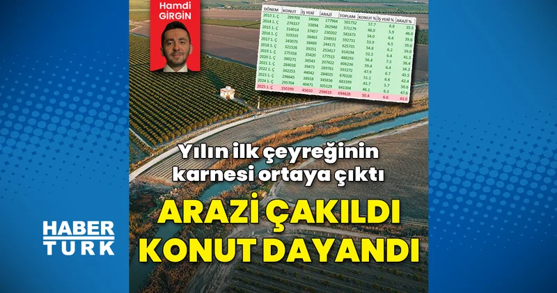 Arazi satışında sert düşüş