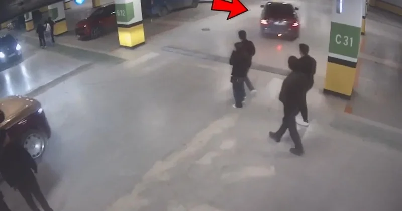 Sarıyer’de AVM otoparkında drift kamerada Sözcü Gazetesi