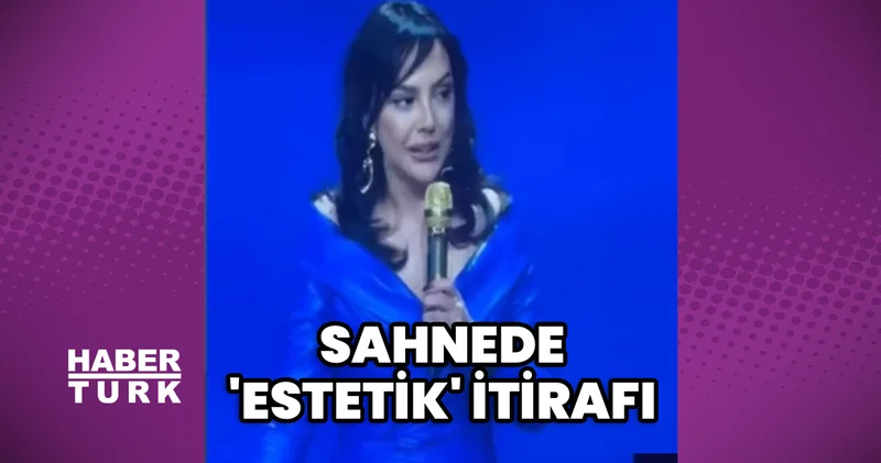 Ebru Gündeş ten sahnede estetik itirafı Magazin haberleri