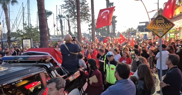 Bodrum da kalabalık meydanlara sığmadı Muğla Haberleri