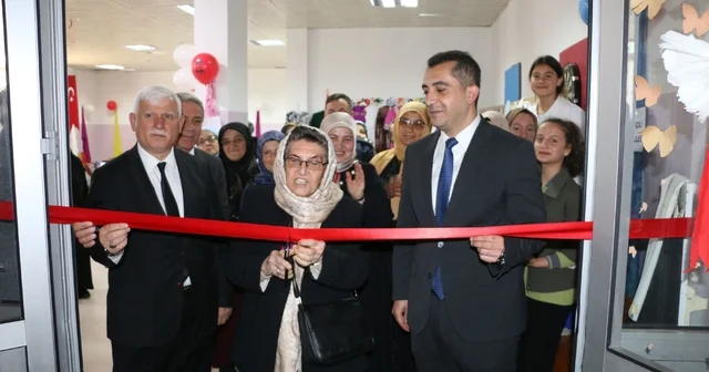 Of ta dikiş nakış kursu sergisi açıldı Trabzon Haberleri