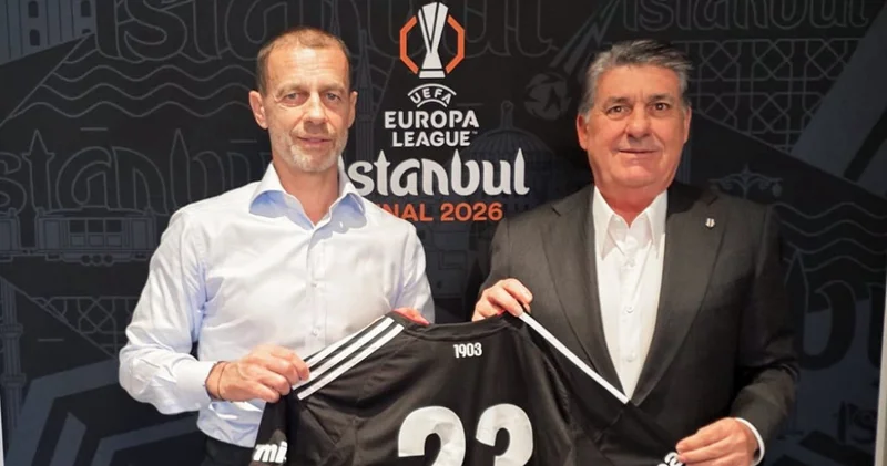 Beşiktaş Başkanı Serdal Adalı, UEFA Başkanı Ceferin ile buluştu!