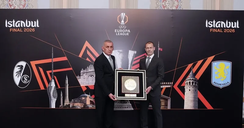 UEFA Avrupa Ligi finali öncesi gala yemeği düzenlendi! 2032 Avrupa Şampiyonası na hazırız