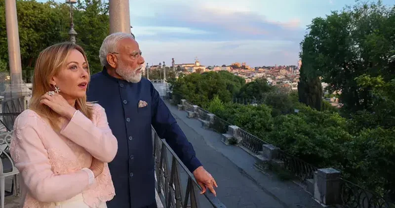 Hindistan Başbakanı Modi, İtalyan mevkidaşı Meloni ile görüştü