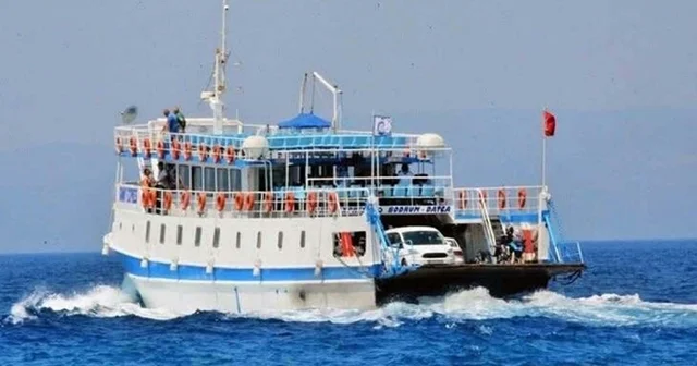 Bodrum da feribota kuvvetli rüzgar engeli Muğla Haberleri