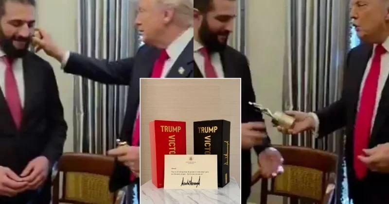 Herkes o fotoğraftan bahsediyor: Trump Tükenirse diye gönderdim dedi, Şara dan esprili yanıt gecikmedi Dünya Haberleri