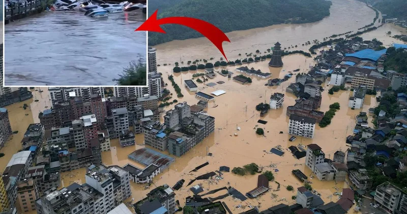 Çin i sel vurdu! 21 kişi hayatını kaybetti, çok sayıda kişi kayıp