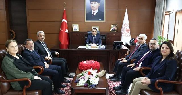 Zonguldak SGK heyetinden Vali Hacıbektaşoğlu na ziyaret Zonguldak Haberleri