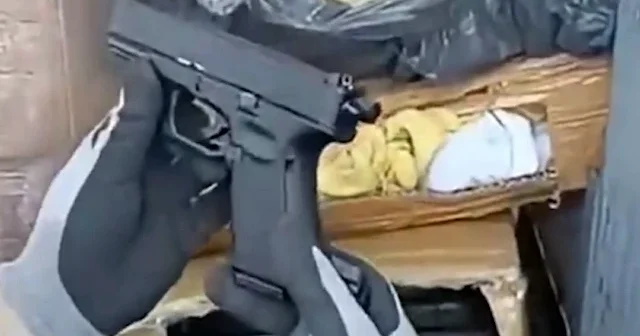 Sınır kapısındaki TIR dan 198 kaçak tabanca çıktı VİDEO İZLE