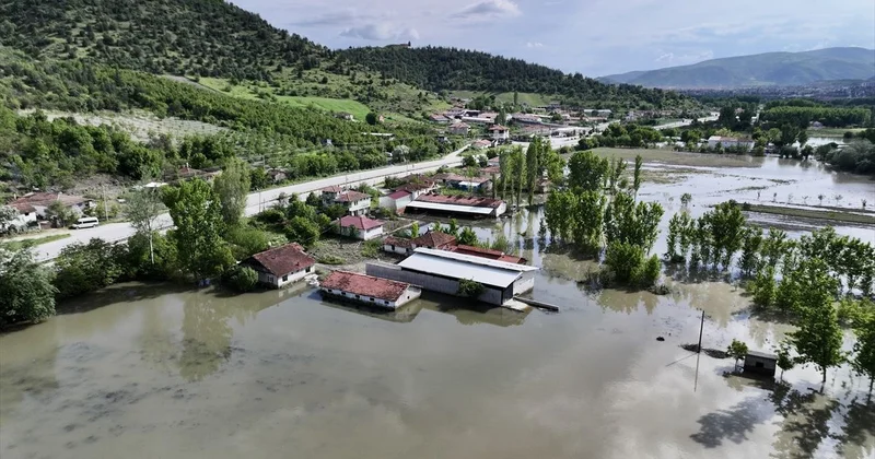 Turhal da Taşkın: Tarım Arazileri Sular Altında