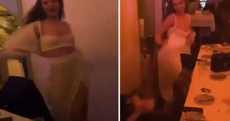 Melisa Döngel doyasıya eğlendi, dans performansı dikkat çekti