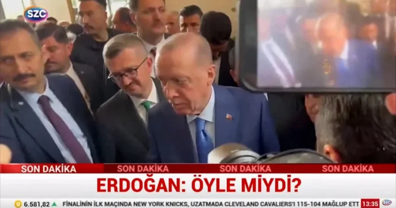 Erdoğan ile gazeteciler arasında dikkat çeken veda diyaloğu Sözcü Gazetesi