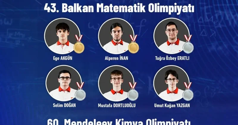 Bilim Olimpiyatları nda Türk gençlerinden büyük başarı: Bakan Kacır tebrik etti!