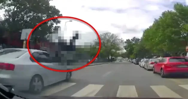 Ankara da yaya geçidinde feci kaza anbean görüntülendi!