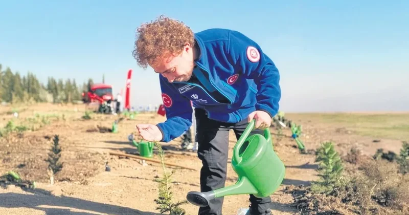Kül olan ormanlarımızı ‘iyilik fidanları’ yeşertiyor