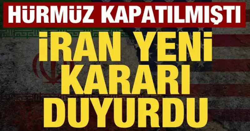 Hürmüz kapatılmıştı: İran dan yeni karar! Heyet yola çıkıyor
