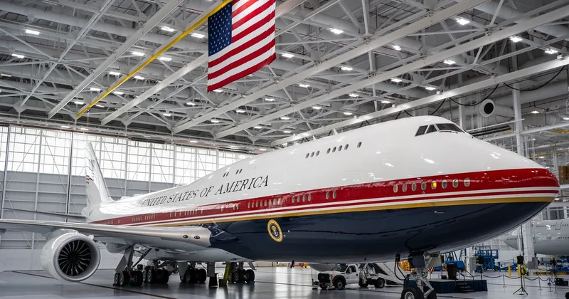 Trump Yeni Air Force One ı Tanıttı