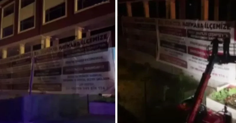 CHP’li belediyeler arasında pankart krizi: Ankara Büyükşehir Belediyesi astı, Haymana Belediyesi kaldırdı