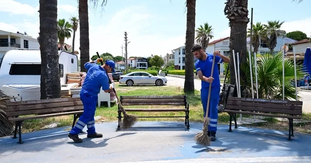 Kuşadası nda sahil ve yürüyüş yollarında kapsamlı bakım çalışması Aydın Haberleri Habertürk Yerel Haberler
