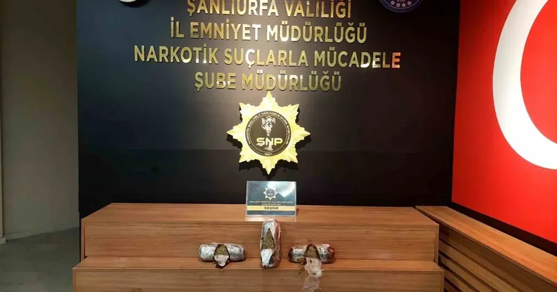 Şanlıurfa’da uyuşturucu operasyonu: 1 tutuklama