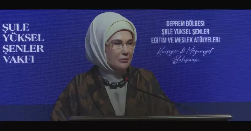 Şule Yüksel Şenler Vakfı mezunlarına Emine Erdoğan dan tebrik