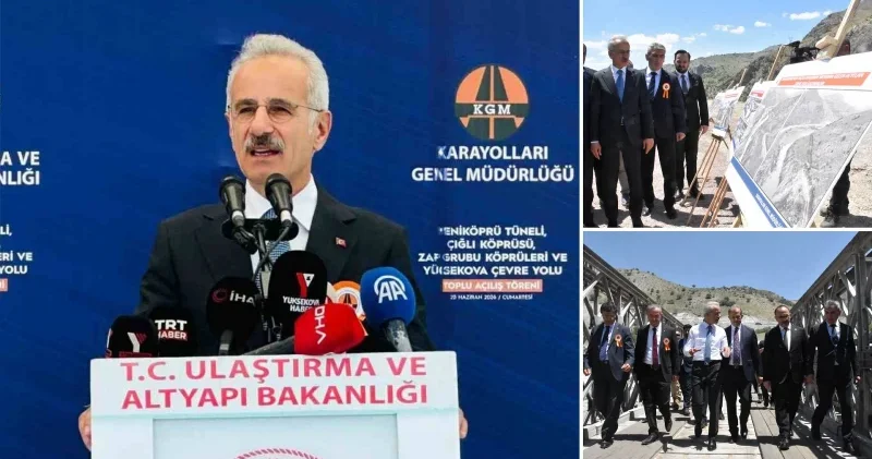 Bakan Uraloğlu: Bir zamanlar ’girilmez’ denilen vadilerde şimdi tüneller açılıyor köprüler yükseliyor Politika Haberleri
