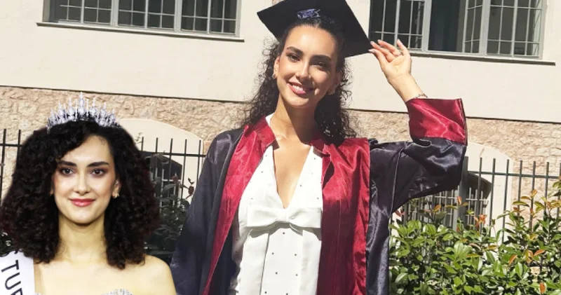 Miss Turkey güzeli Sıla Saraydemir mezun oldu Magazin haberleri