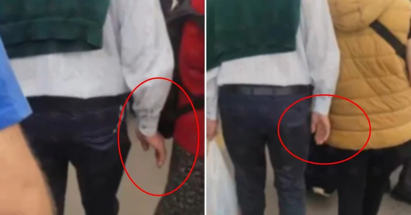 Pazarda sapık var! Yaşlı adam gördüğü her kadını taciz etti