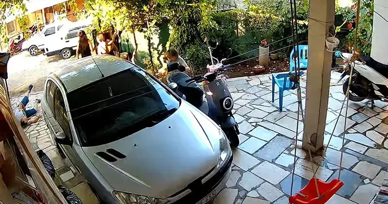 Bahçe kapısı cinayetinde güvenlik kamerası görüntüleri ortaya çıktı