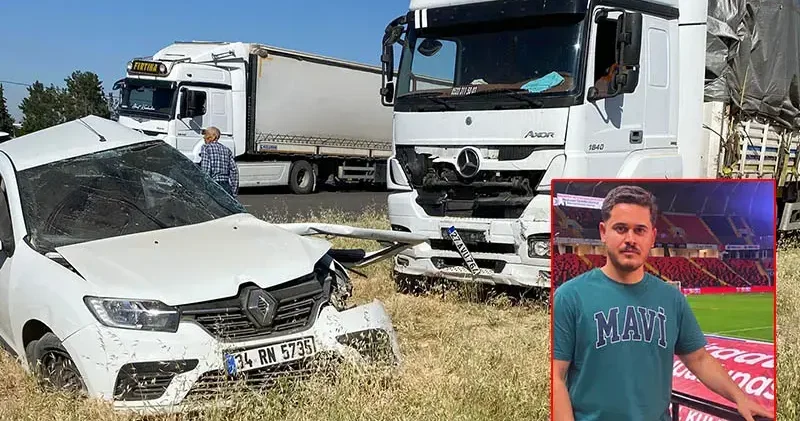 Sınav yolunda kaza; 19 yaşındaki Fatih öldü, akrabası ağır yaralı
