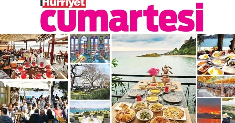 Masmavi manzaraya karşı demli bir mola