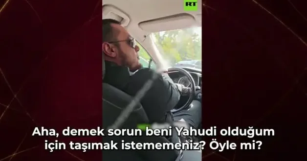 Taksi şoförü Yahudi yolcuyu taşımayı reddetti: Siz insan değilsiniz
