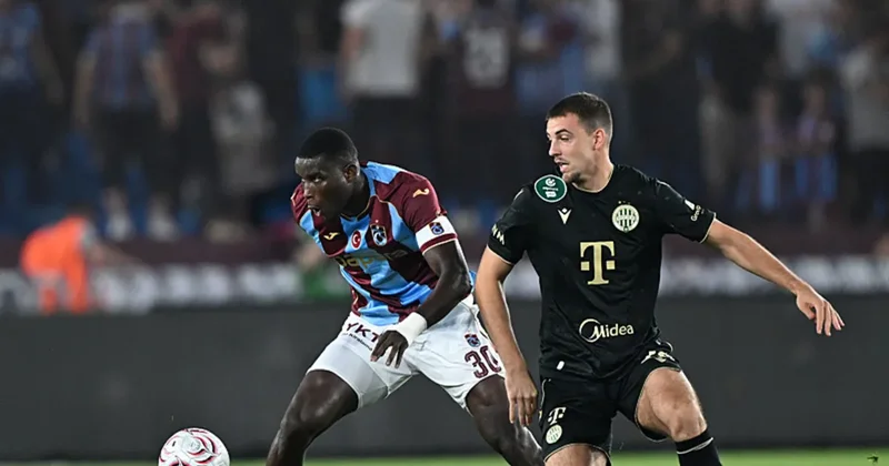SON DAKİKA Trabzonspor turu rövanşa bıraktı! Ferençvaroş a evinde kaybetti...
