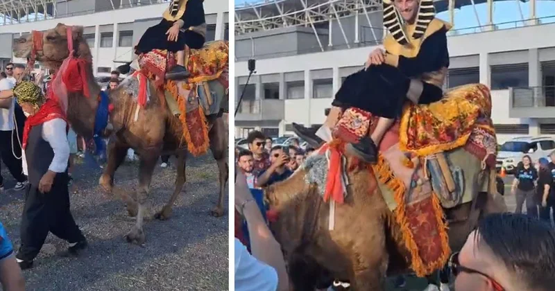 Dünyanın konuştuğu Trabzonlu adam, yine yaptı şovunu