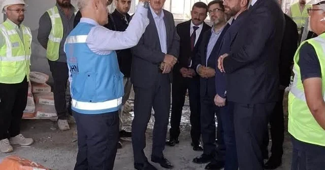 Ulaştırma Bakan Yardımcısı İzkurt tan yapımı devam eden havalimanında inceleme Bayburt Haberleri Habertürk Yerel Haberler