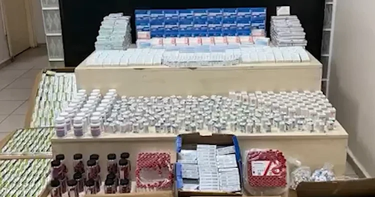 İzmir de 11 milyon liralık kaçak steroid operasyonu: 6 gözaltı
