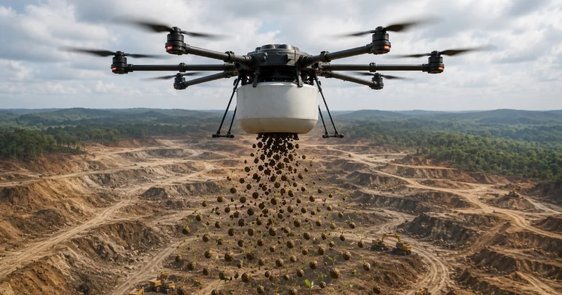 Altın madeninden geriye çorak arazi kalmıştı: Dronlarla binlercesini bıraktılar Sözcü Gazetesi