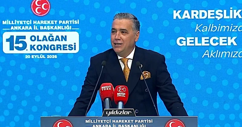 ATO daki kongrede Alparslan Doğan MHP Ankara İl Başkanlığı na yeniden seçildi