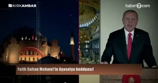 Fatih Sultan Mehmet in Ayasofya bedduası!