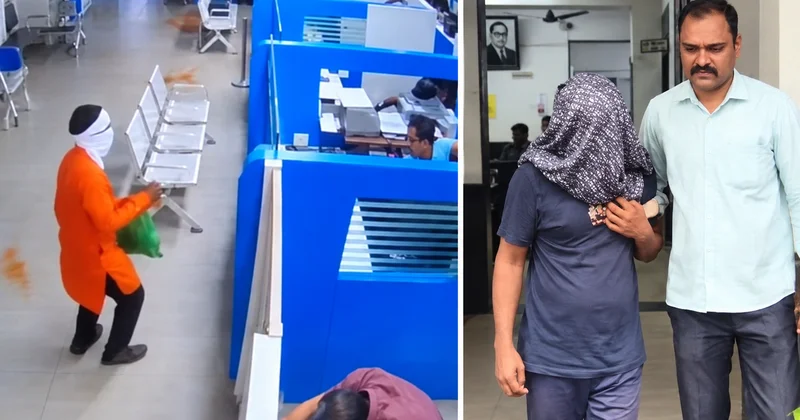 Bankaya müşteri gibi girdi, biber tozuyla soygun yaptı