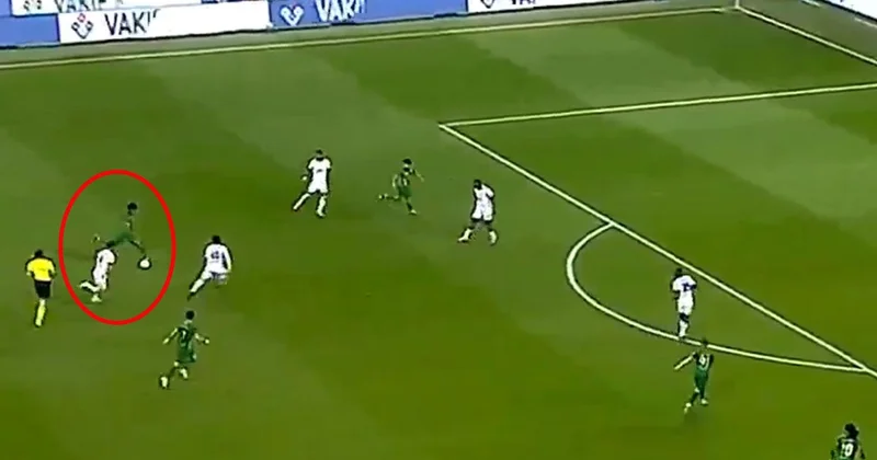 Amedsporlu Orban dan Beşiktaş a karşı olağanüstü bir gol