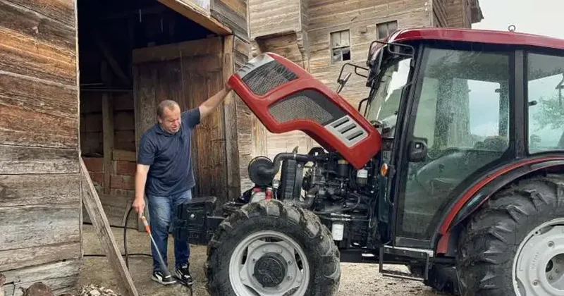 Doğuştan görme engelli çiftçinin meziyetleri şaşırttı