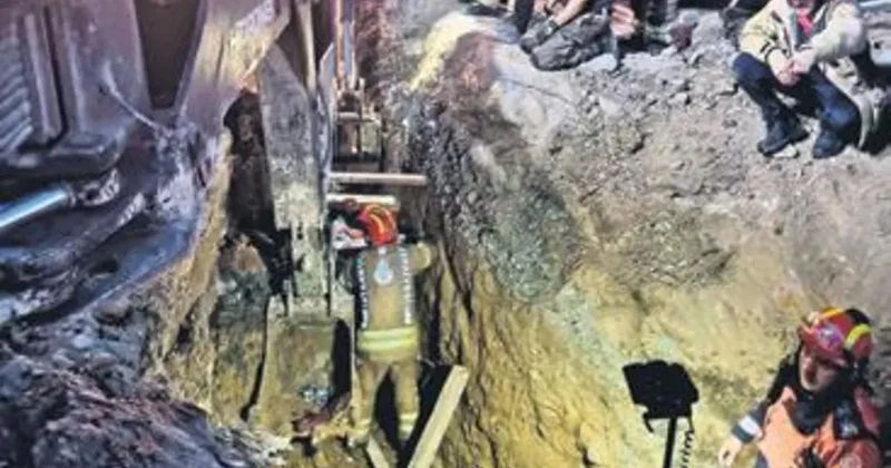 Büyükçekmece’de göçük: 1 ölü, 1 yaralı