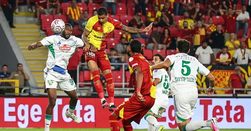 4 gollü maçta Göztepe ile Çaykur Rizespor puanları paylaştı